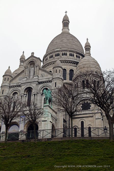Sacre Coeur, Paris, France.